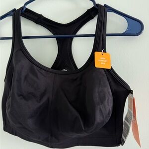Champion black high support sports bra women’s